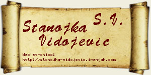 Stanojka Vidojević vizit kartica